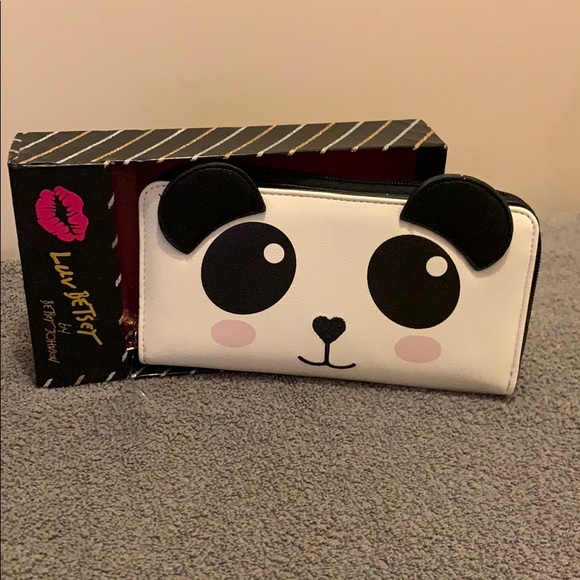 Betsey Johnson Handbags - NWOT BETSEY JOHNSON Panda 🐼 wallet!